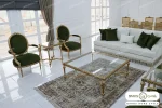 ست مبلمان نئوکلاسیک طرح جدید چیکا خرید مبل باروس 39493 (1)