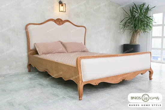 سرویس خواب تخت خواب چوبی راشل کد ۲۱ خرید مبل باروس ۴۹۳۹ (6)