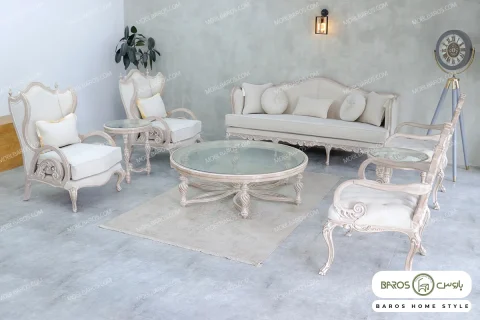 مبل سلطنتی کلاسیک کینگ کویین کد 9 خرید مبل باروس 49493 (1)
