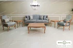مبل نئوکلاسیک ۷ نفره رومینا کینگ کویین خرید مبل باروس ۴۹۴۹ (5)