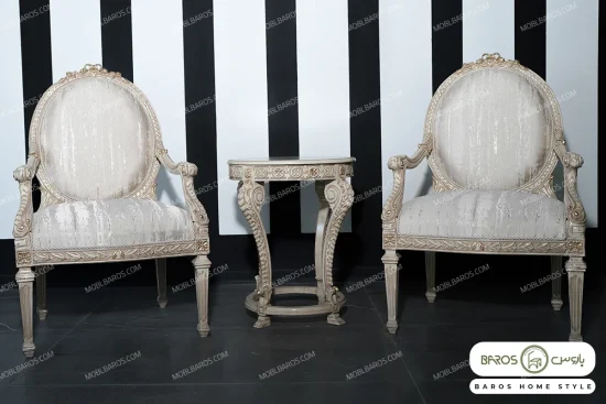 مبل کلاسیک سلطنتی الینا خرید مبل باروس ۴۹۴۹ (1)