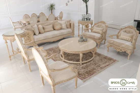 مبل کلاسیک طرح جدید مدل الینا خرید باروس 23 (10)