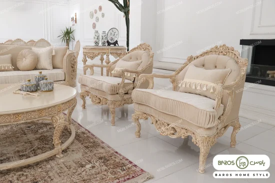 مبل کلاسیک طرح جدید مدل الینا خرید باروس 23 (7)