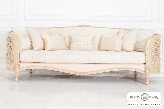 مبل کلاسیک ورق طلا خرید مبل باروس 49493 (17)