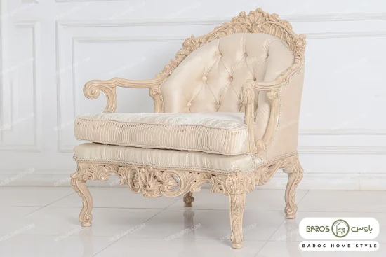 مبل کلاسیک ورق طلا خرید مبل باروس 49493 (19)