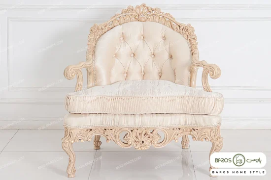 مبل کلاسیک ورق طلا خرید مبل باروس 49493 (20)