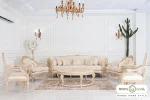 مبل کلاسیک ورق طلا خرید مبل باروس 49493 (5)