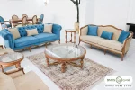 مبل ۸ نفره کلاسیک چستر دار راشل پلاس و کویین خرید مبل باروس ۴۹۴۹۳ (3)