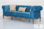 مبل ۸ نفره کلاسیک چستر دار راشل پلاس و کویین خرید مبل باروس ۴۹۴۹۳ (7)