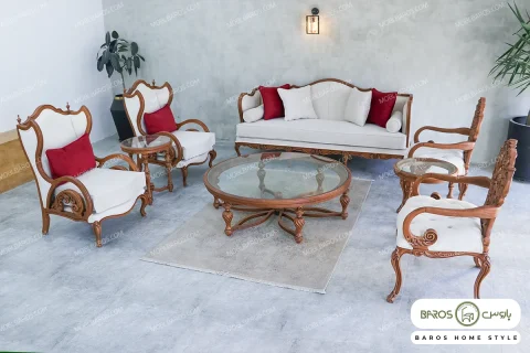 مدل مبل سلطنتی کلاسیک کینگ خرید مبل باروس 49393 (5)