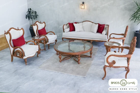مدل مبل سلطنتی کلاسیک کینگ خرید مبل باروس 49393 (5)