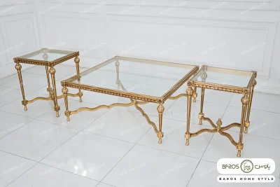 میز جلو مبلی سلطنتی طلایی چیکا خرید مبل باروس 49393 (3)