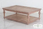 میز جلو مبلی طرح کلاسیک کاجی کد ۳ خرید مبل باروس 4939 (1)
