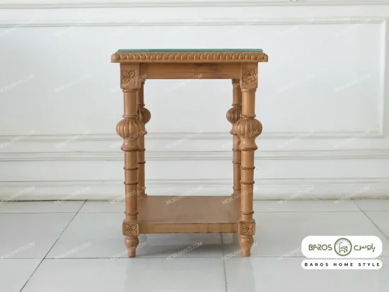 میز جلو مبلی و عسلی کاجی کد ۳ باروس 65 (2)