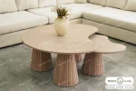 میز جلو مبلی گرد چوبی مائده خرید مبل باروس 49393 (2)