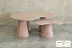 میز جلو مبلی گرد چوبی مائده خرید مبل باروس 49393 (5)