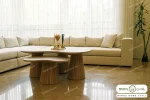 میز جلو مبلی گرد چوبی ژاکلین کد ۳ خرید مبل باروس ۴۹۴۹۳ (1)