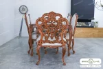 میز ناهار خوری سلطنتی شیک کینگ خرید مبل باروس 49393 (2)