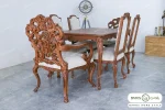 میز ناهار خوری سلطنتی شیک کینگ خرید مبل باروس 49393 (4)