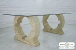 میز ناهار خوری شیشه ای مدرن چیکا خرید مبل باروس ۳۴۹۳۹۳ (2)
