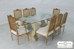 میز ناهار خوری شیشه ای مدرن چیکا خرید مبل باروس ۳۴۹۳۹۳ (7)