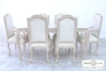 میز ناهارخوری کلاسیک رومینا با صندلی کینگ کد 9 خرید مبل باروس (1)