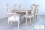 میز ناهارخوری کلاسیک رومینا با صندلی کینگ کد 9 خرید مبل باروس (5)
