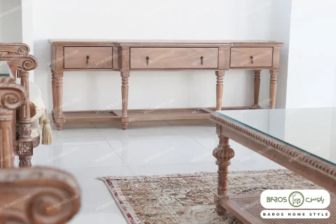 کنسول مینیمال و ظریف جدید مرجان کد ۲ خرید مبل باروس ۳۹۳۹ (5)