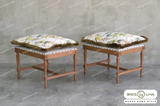 بنچ طرح کلاسیک سمیرا شیرزاد خرید مبل باروس ۴۹۹۳ (1)