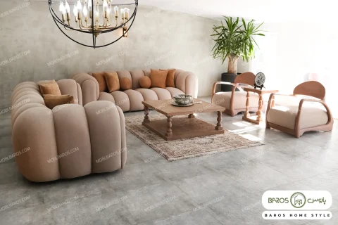 مبل راحتی 8 نفره جدید ژاکلین کد 10 خرید مبل باروس (1)