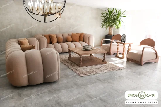 مبل راحتی 8 نفره جدید ژاکلین کد 10 خرید مبل باروس (1)