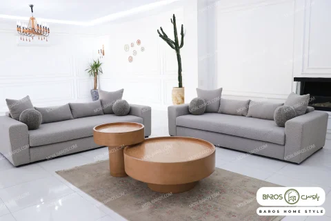 مبل راحتی رنگ طوسی الینا انصاری خرید مبل باروس 4958302 (2)