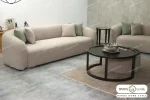مبل راحتی سبز کرم پوکو ژاکلین خرید مبل باروس ۴۹۴۹۳ (5)