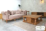 مبل نیم ست کلاسیک جورجیا چستر و روما تک نفره کد ۲ خرید مبل باروس (1)