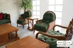 مبل کلاسیک و ترکیبی ۷ نفره کاجی روما و چپندر کینگ کد ۲ خرید مبل باروس ۵۹۵۹۳ (1)