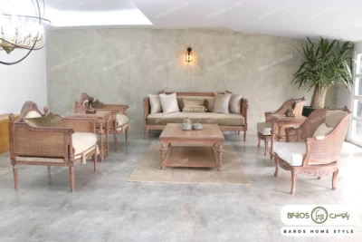مبل کلاسیک کاجی پرنس خرید مبل باروس ۲۳۴۲ (7)