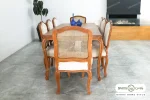میز ناهار خوری ابزاری با صندلی فرانسوی باروس 44 (7)