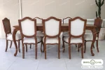 میز ناهار خوری لورنزو فندقی کد ۱۰ خرید مبل باروس ۵۹۵۹۴ (3)