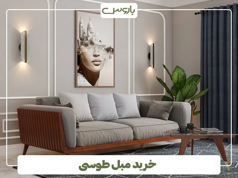 خرید مبل طوسی