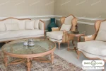 ست مبلمان کلاسیک گندم و تک نفره کویین خرید مبل باروس ۵۹۴۹۳ (3)