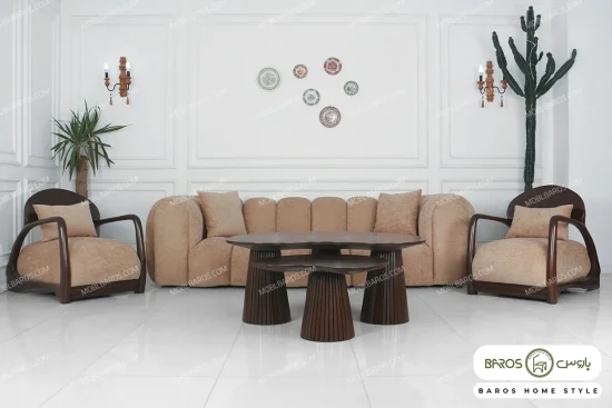 مبل راحتی ۵ نفره جدید ژاکلین کد 10 خرید مبل باروس 59593 (3)