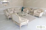 مبل سفید کلاسیک لورنزو کد ۱۵ خرید مبل باروس ۵۹۵۹۳ (1)