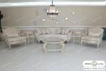 مبل سفید کلاسیک لورنزو کد ۱۵ خرید مبل باروس ۵۹۵۹۳ (7)