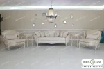 مبل سفید کلاسیک لورنزو کد ۱۵ خرید مبل باروس ۵۹۵۹۳ (8)