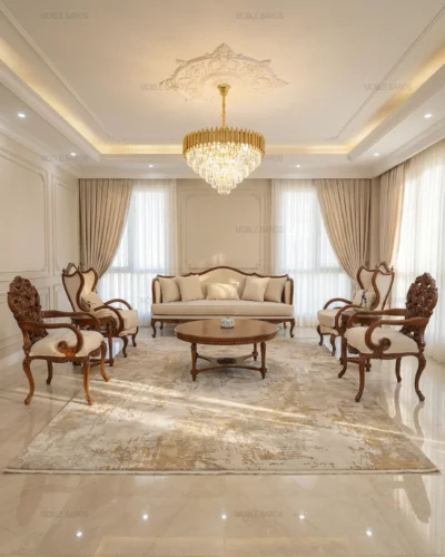 مبل شیک جدید کلاسیک کینگ کویین کد ۹ (1)