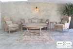 مبل نئو کلاسیک ۷ نفره جورجیا و کویین و فرانسوی کد ۶ خرید مبل باروس ۵۹۵۹۴ (2)