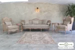 مبل نئو کلاسیک ۷ نفره جورجیا و کویین و فرانسوی کد ۶ خرید مبل باروس ۵۹۵۹۴ (3)