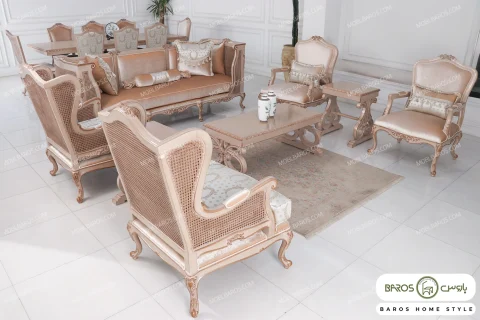 مبل کلاسیک جدید امپریال خرید مبل باروس ۵۹۵۹۴ (6)