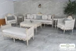 مبل کلاسیک سفید و جذاب بهار فرمانی خرید مبل باروس ۵۹۵۹۴ (2)