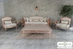 مبل کلاسیک سلطنتی الینا و مبل تک نفره لورنزو خرید مبل باروس ۴۳۴۸۲ (6)